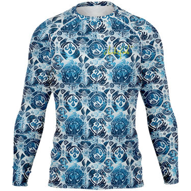 Chokefish™ Long Sleeve Rashguard Sun&Saltwater Men's Shirt-001